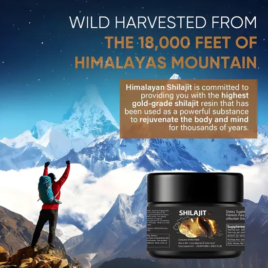 OEM /ODM Shilajit Resin Supports Immune System Rich in Trace Minerals Balanced Health Dietary Supplement Shilajit Extracts