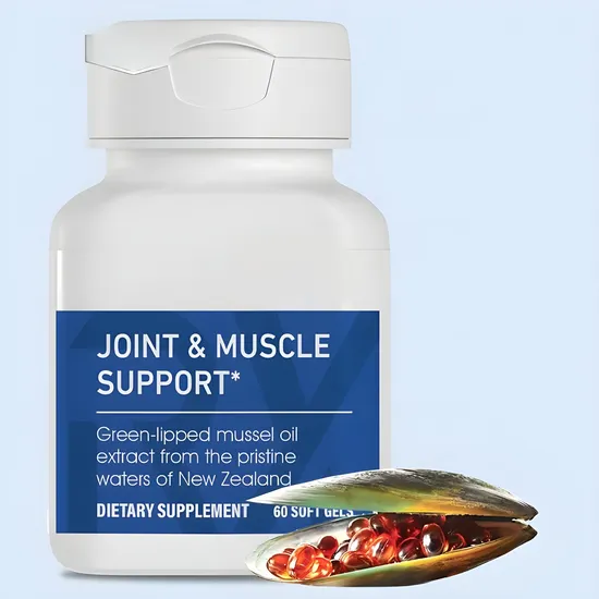 Ooem/ODM Natural Joint Muscle Support Capsules Green Lipped Mussel Oil Softgels Joint Support Supplements