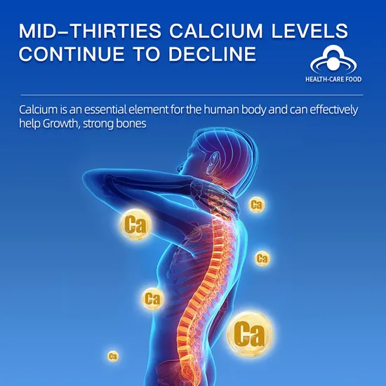 Organic Calcium Powder for Bone Development in Children and Adults; Calcium Lactate Supplements