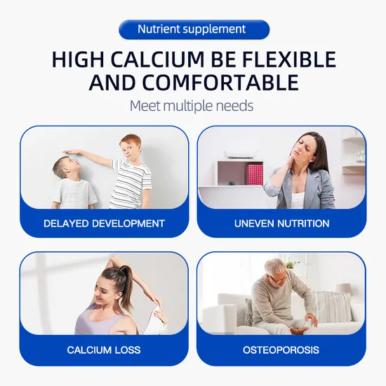 Organic Calcium Powder for Bone Development in Children and Adults; Calcium Lactate Supplements