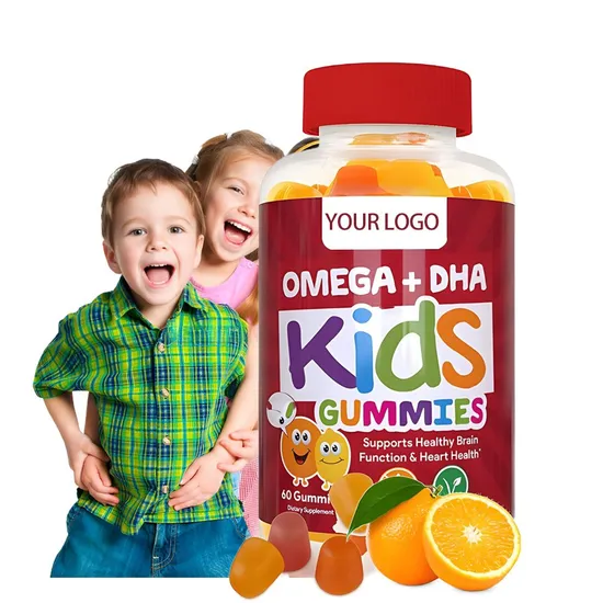 Vegetarian Children′s Multivitamin Supplement DHA Support Brain Joints Heart Eyes and Immune System Omega 3 Gummies