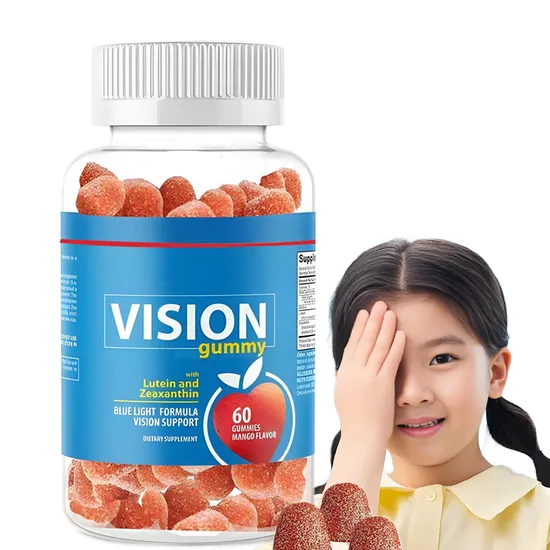 Wholesale Labeling Adult Children Lutein Gummies Vitamin Eye Care Candy Lutein Supplements