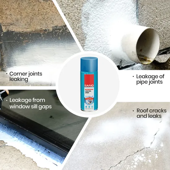 Nano Waterproof Spray for High Gloss Rubber Coating and Rust Proofing Roofs