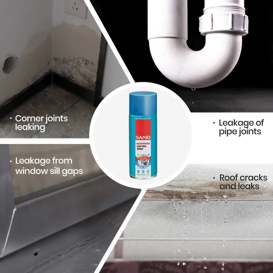 Nano Waterproof Spray for High Gloss Rubber Coating and Rust Proofing Roofs