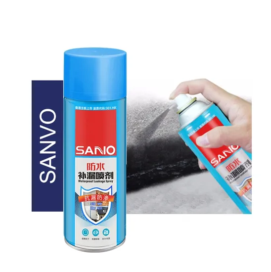 Sanvo Leak Repair Spray Nano Leak Seal Repair Trapping Liquid Rubber Spray Waterproofing Spray for Roof