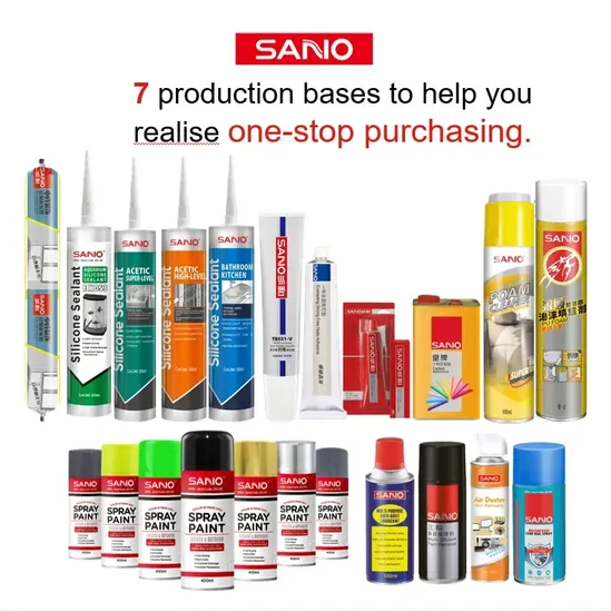 Sanvo Nano Leak Seal Repair Flexible Rubber Coating Spray for Roof Leak Stop Trapping Spray Aerosol Waterproof Spray