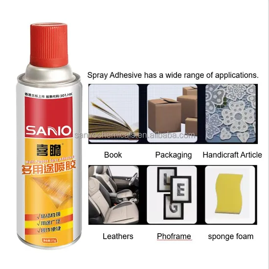 Sano Glue Spray for Furniture Manufacturer Include Sofa and Mattress Adhesive Spray