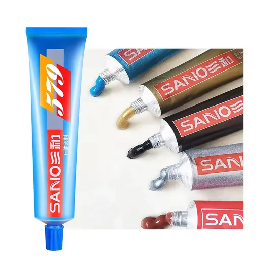 Sanvo Custom High Quality Automotive Adhesives Middle Blue 579 High-Temp RTV Silicone Gasket Maker 54G