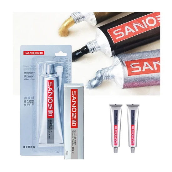 Sanvo RTV Gasket Maker for Cars High-Pressure Sealant Metal Sealant Silicone Gasket Sealant Grey RTV Silicone Gasket Maker