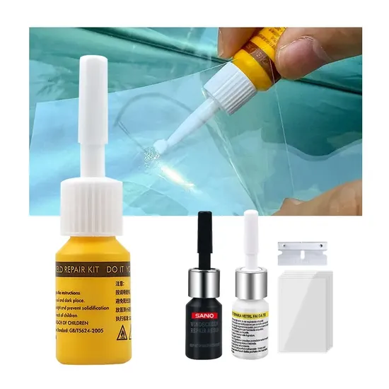 Sanvo Windshield Cracked Glass Repair Kit Glass Crack Fliud Watch Repair Car Front Glass Windshield Repair Kit