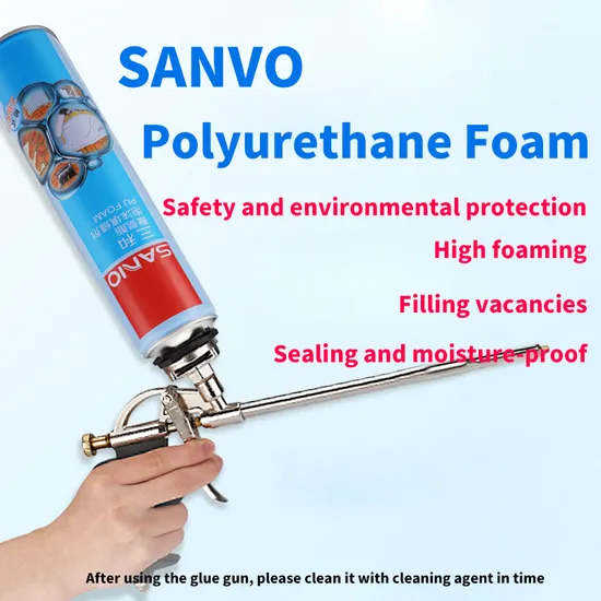 750ml PU Foam Easy-to-Use Ideal for DIY Projects Sanvo Polyurethane Foam