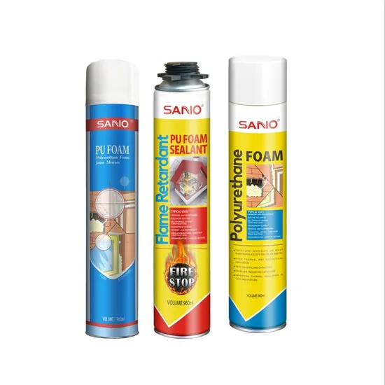 Factory Made Sanvo PU Foam Sealant 300ml 500ml Polyurethane Foam Spray PU Foam