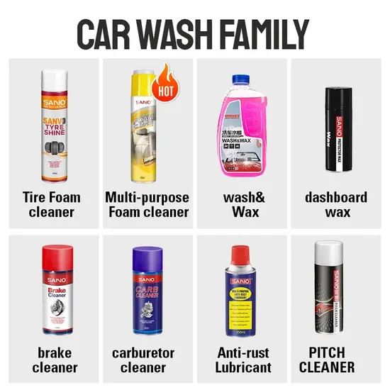 Auto Detailing Cleaning Products Wash Foam Cleaner Manufacturer Fast Cleaning High Efficiency Car Care Clean Brake Dust Cleaner