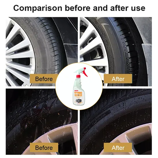 Hot Sale Car Care Product Foam Cleaner Spray Concentrate Solution Dust Remover Silicone Tire Shine