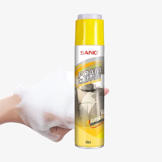 Multi Functional Foam Cleaner for Car Interior and Car Seat Leather Decontamination Cleaning Foam Spray