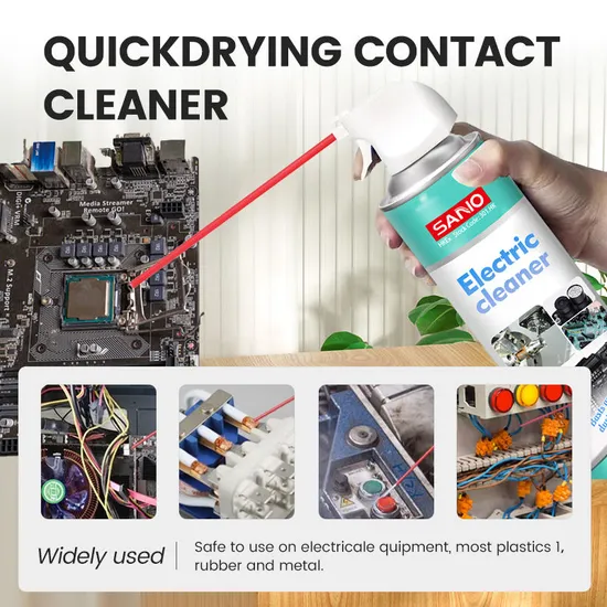 Nonflammable Electronical Equipment Aerosol Contact Cleaning Spray Contact Cleaner