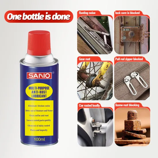 Sanvo 100ml Anti Rust Eco-Friendly Anti Rust Lubricant Spray Anti Rust