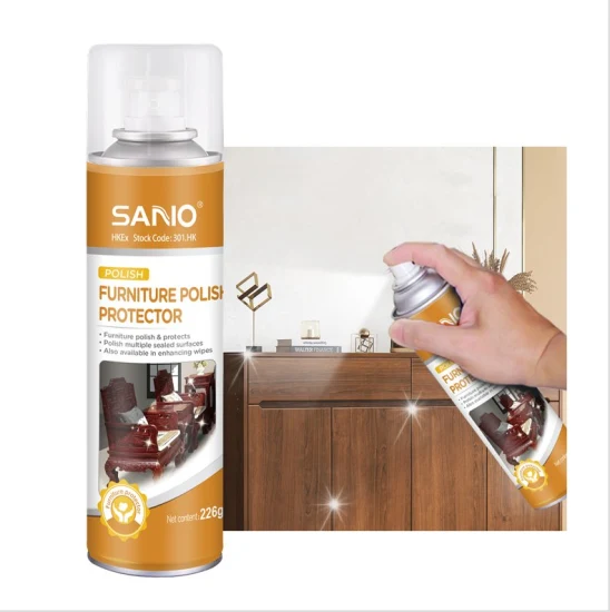 Sanvo 226g Household Cleaners Household Polish Wood Furniture Polish Spray