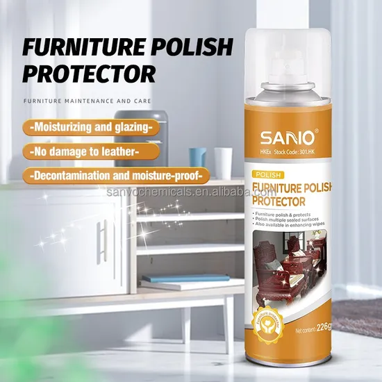 Sanvo 226g Household Cleaners Household Polish Wood Furniture Polish Spray