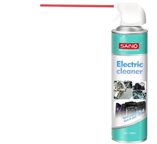 Sanvo Aerosol Fast Dry Electronic Car Cleaner Spray Private Label Electronic Contact Cleaner