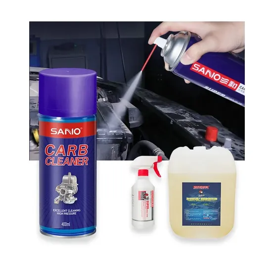 Sanvo Auto Aerosol Carburetor Cleaner Car Care Products Carburetor and Choke Cleaner Fi Cleaner Limpiador De Carburador