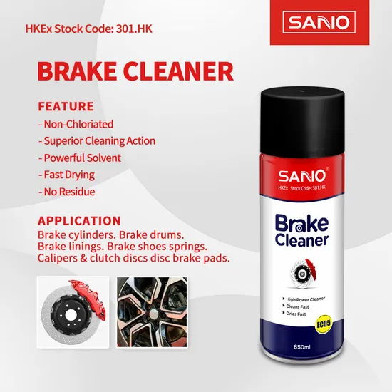 Sanvo Brake Cleaner 600ml Automotive Disc Suppliers 500 Ml Contact Air Extra Rust Brake Cleaner