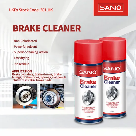 Sanvo Brake Cleaner 600ml Automotive Disc Suppliers 500 Ml Contact Air Extra Rust Brake Cleaner