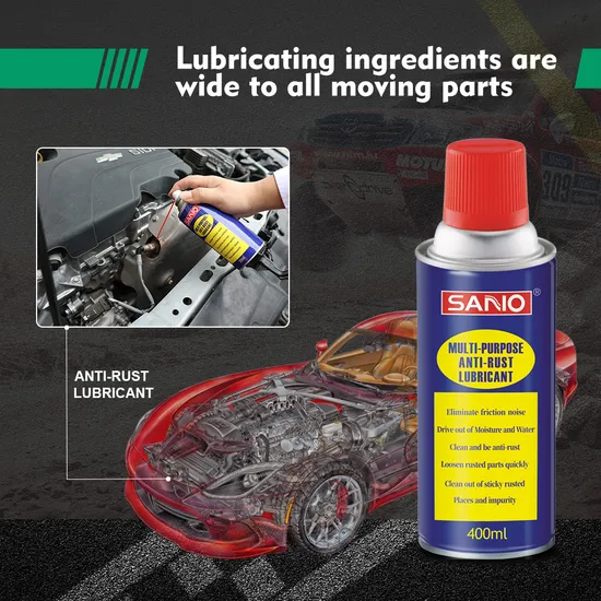 Sanvo Car Care Products OEM High Quality Multipurpose Rust Loose Rust Lubricant