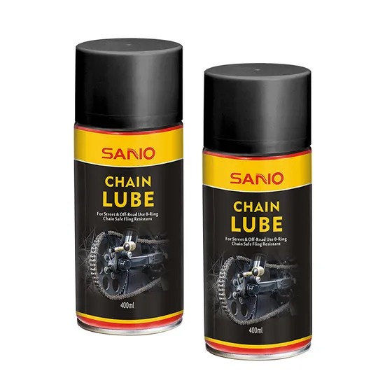 Sanvo Chain Lube Bike Motorcycle Chain Cleaner Spray & High-Efficiency Motor Bike Lubricant Oil