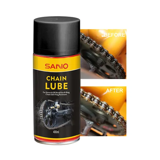 Sanvo Chain Lube Bike Motorcycle Chain Cleaner Spray & High-Efficiency Motor Bike Lubricant Oil