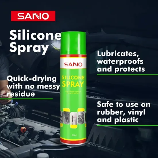 Sanvo Heavy-Duty Silicone Lubricant Spray for Long-Term Protection Against Friction and Corrosion in Outdoor Equipment