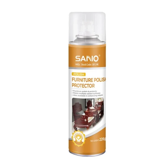 Sanvo Home & Office Furniture Polish Spray Wood & Leather Shining Cleaner & Wash for Optimal Care