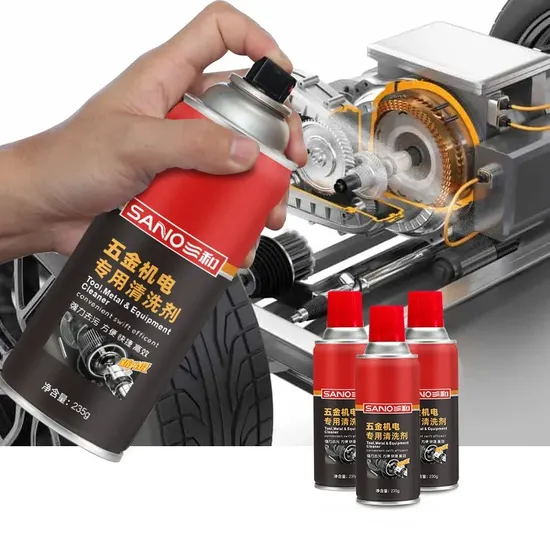 Sanvo Precision Electronics Cleaner for Motor and Switch Maintenance with Non-Conductive Solvent