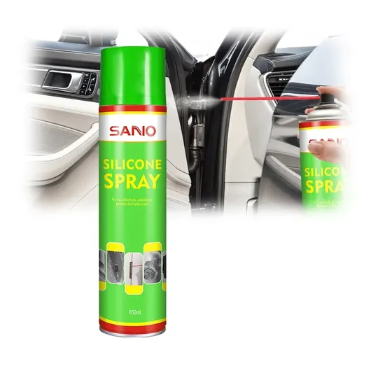 Sanvo Silicone Lubricant Spray for High-Pressure Systems and Non-Greasy Lubrication in Sensitive Environments