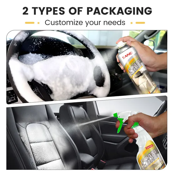 Sanvo Wash Purpose Washer Multi Screen Products Interior 650ml-Tyre-Foam-Cleaner Car Accessories