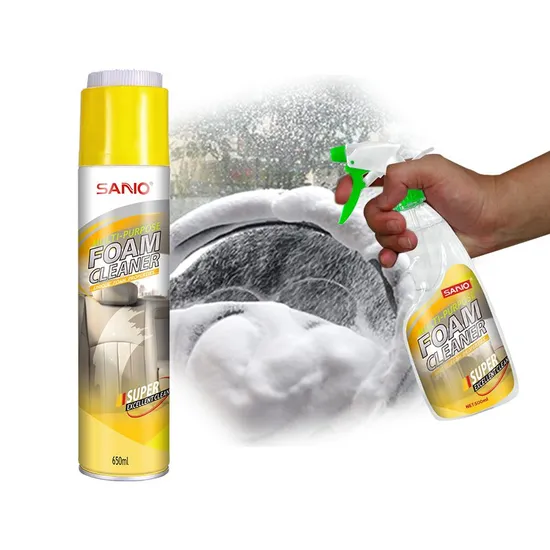 Sanvo Washer Upholstery Fabric Care Products Window Wax AC Carpet Wheel Mirror Seat Foam Car Cleaners