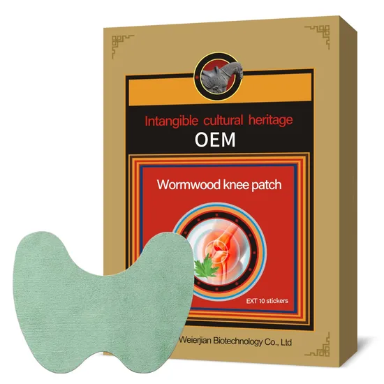 OEM Hot Compress Wormwood Knee Pain Relief Patch Joint Moxibustion Patch