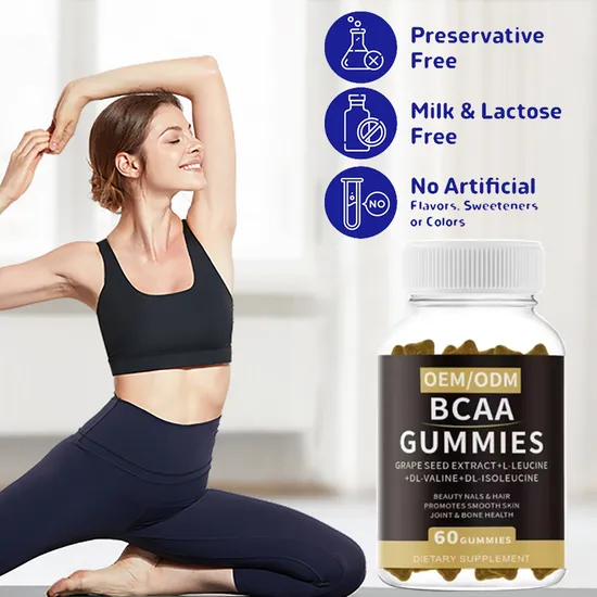 Bcaa Sports Gummies Gym Supplements Private Label Creatine Monohydrate Gummies