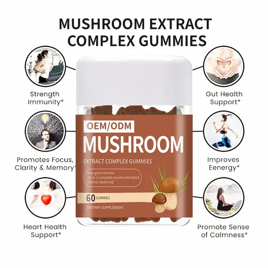 Boost Your Immunity Naturally with Mushroom Complex Gummy Supplements