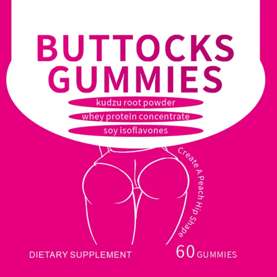 Butt Lift Sugar Free Vitamins Pectin Bbl Gummies Butt Booster Enlargement Supplement