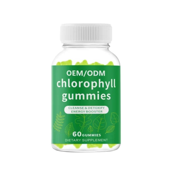 Natural Plant Extract Chlorophyll Gummies, Enhance Immunity, Cleansing, Detoxification and Beauty, Supplements