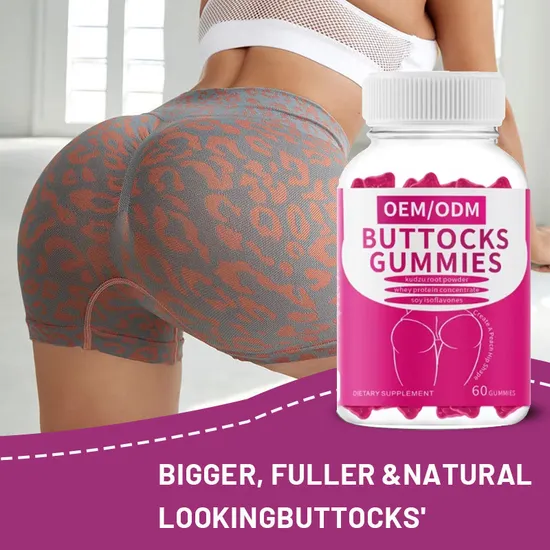 OEM Supplements Vegetarian Pectin Butt Lift Butt and Breast Enlargement Bbl Gummies