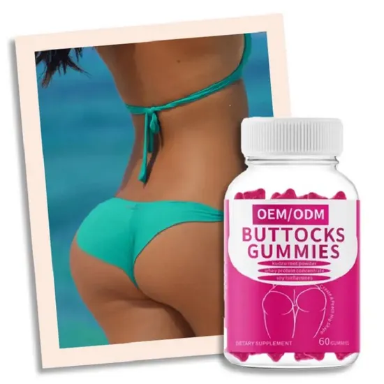 Private Label Butt Enlargement Bbl Gummies Vegetarian Pectin Gummies Supplement