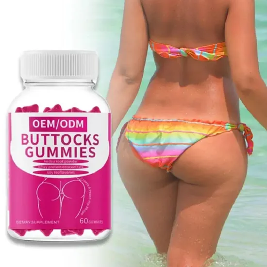 Private Label Butt Enlargement Bbl Gummies Vegetarian Pectin Gummies Supplement