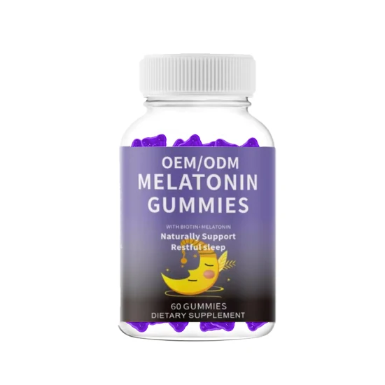 Vegetarian Pectin Vitamin Dietary Supplement Improve Sleep Improve Memory Melatonin Gummies