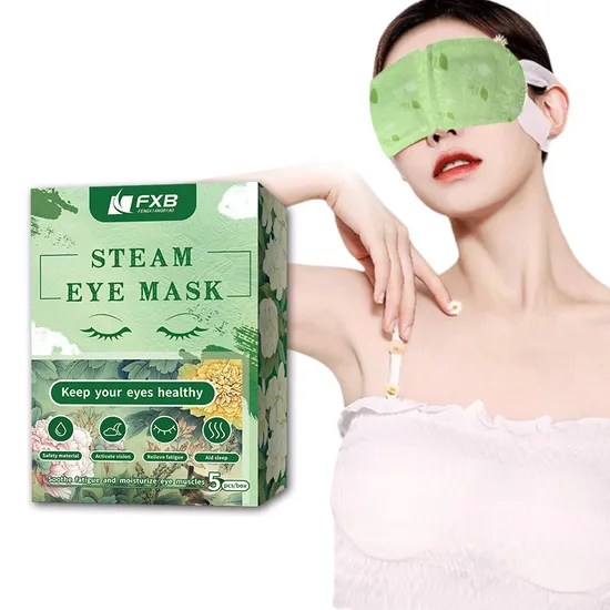 Private Label Disposable Aromatherapy Steam Eye Mask Warming Hot Facial Mask Patch