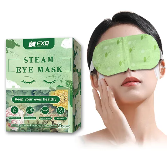 Private Label Disposable Aromatherapy Steam Eye Mask Warming Hot Facial Mask Patch