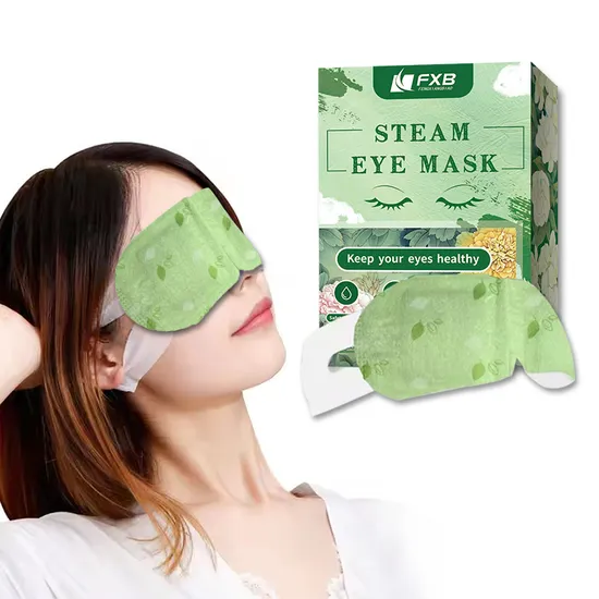 Private Label Disposable Aromatherapy Steam Eye Mask Warming Hot Facial Mask Patch