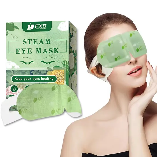 Private Label Disposable Aromatherapy Steam Eye Mask Warming Hot Facial Mask Patch