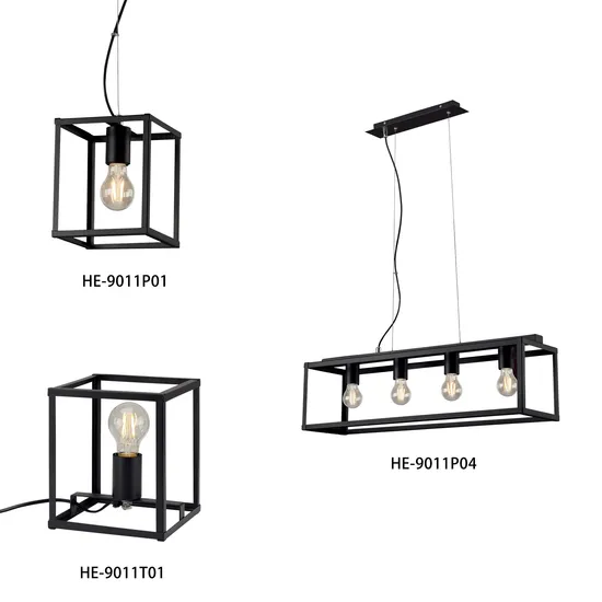 Iron Metal Cage Pendant Light E27 Decorative Lamps